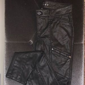 Coated Leather Skinny